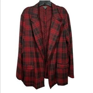 Business Jacket - Red and Black Pattern XL/2XL